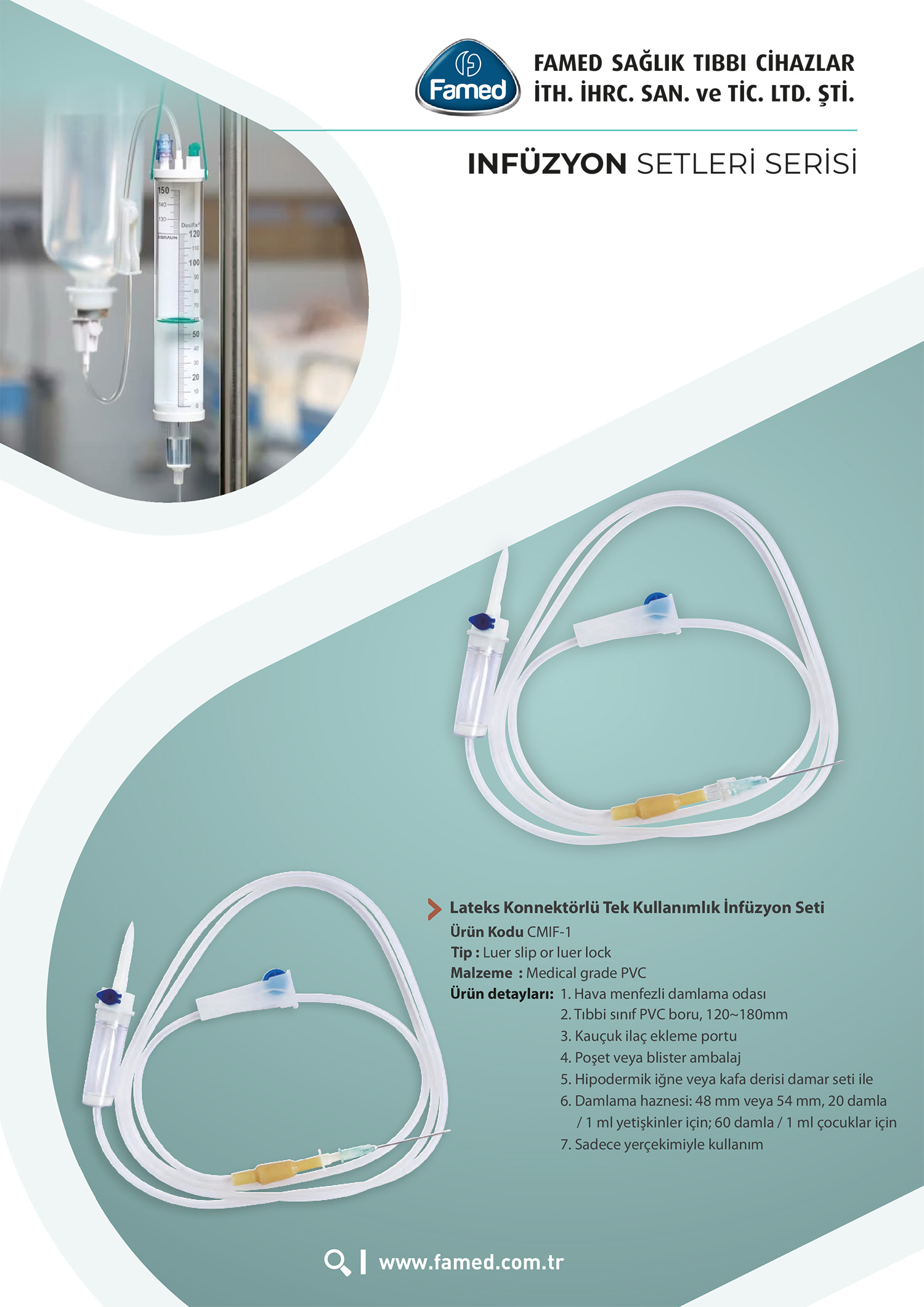 Serum ve Kan Seti - İnfüzyon Setleri