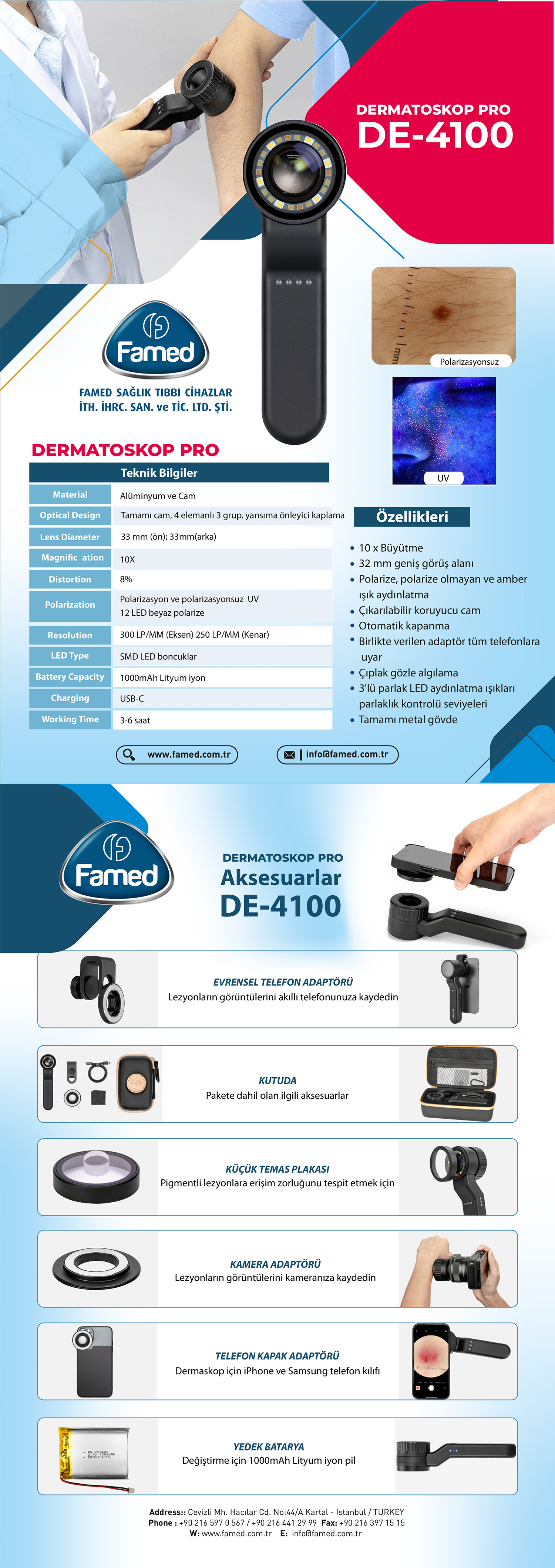 El Dermatoskop PRO DE-4100
