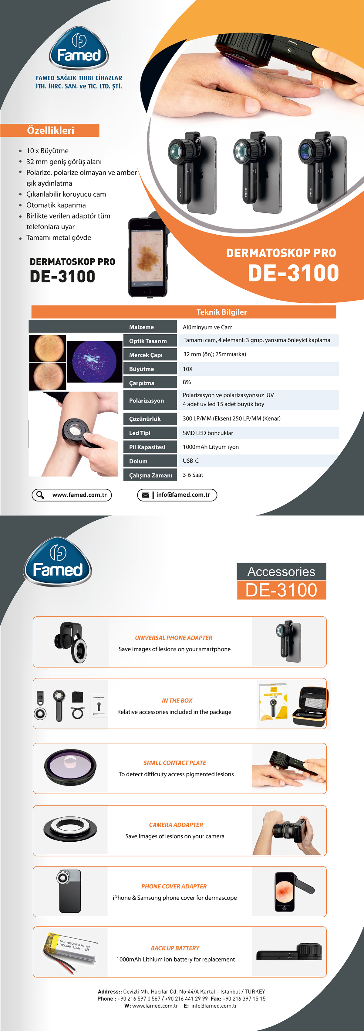 El Dermatoskop PRO DE-3100