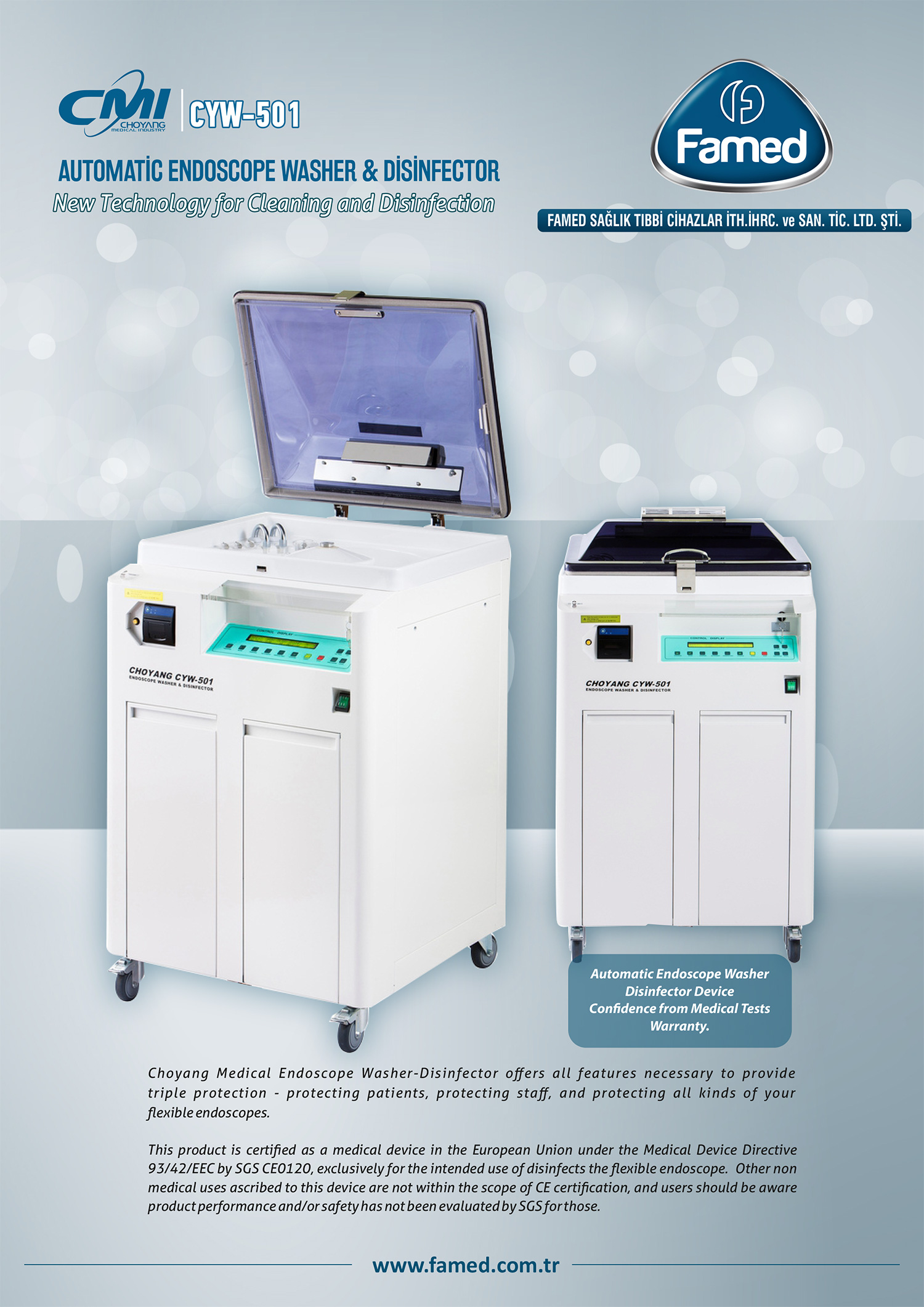 Endoscope Washer & Disinfector Cyw-501