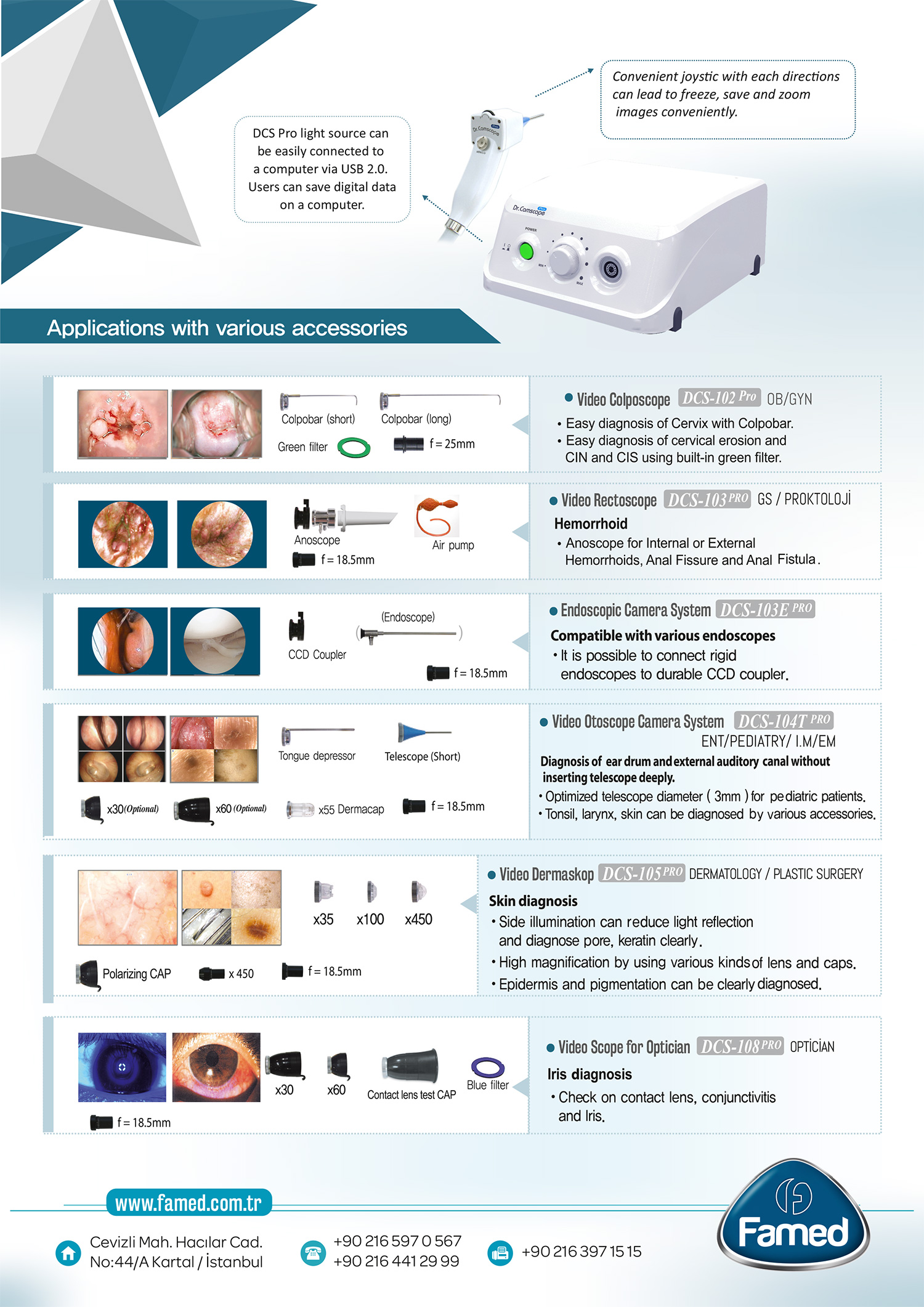 Video Full HD Colposcopy System