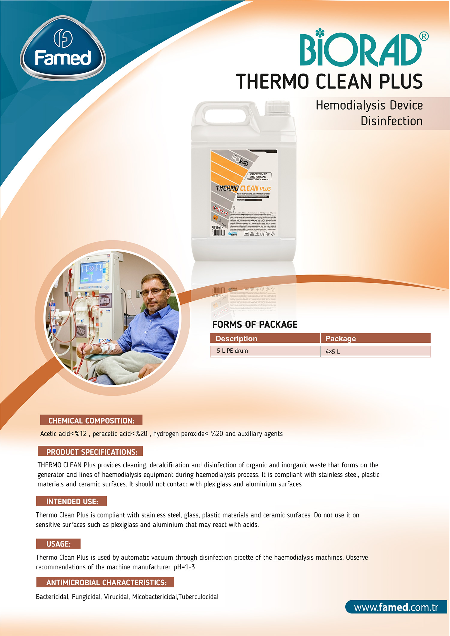 Thermo Clean Plus Hemodialysis Device Disinfection