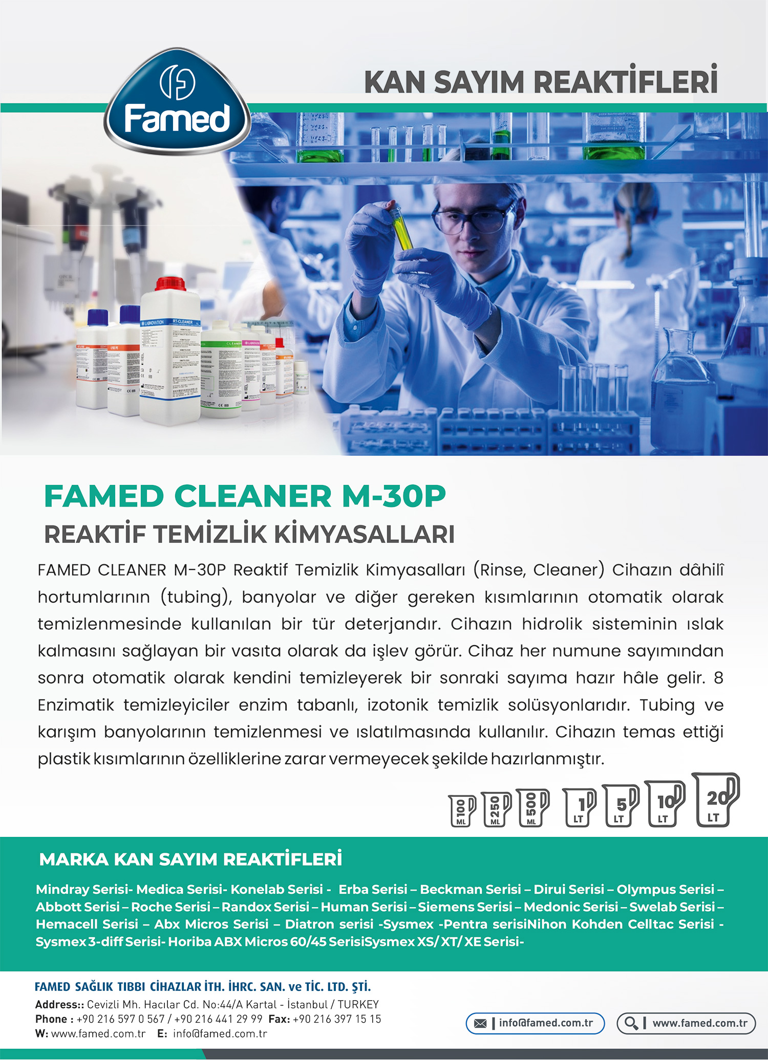 Cleaner M-30P Reaktif Temizlik Kimyasalları