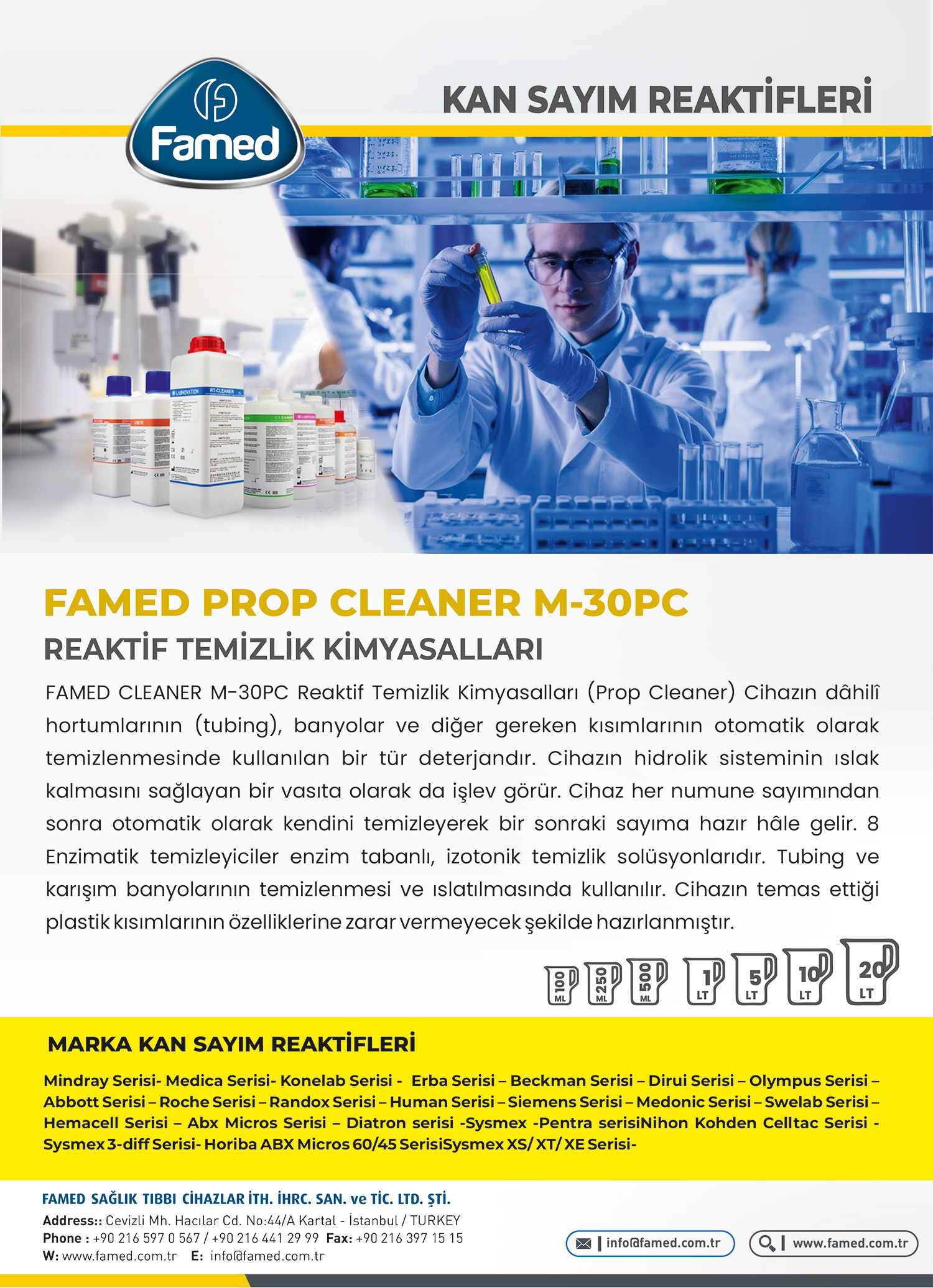 Prop Cleaner M-30PC Reaktif Temizlik Kimyasalları