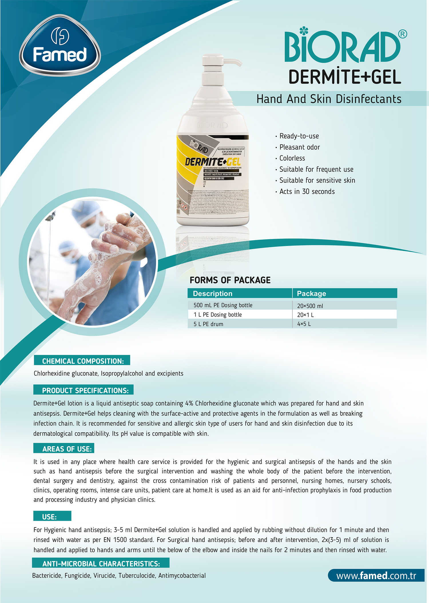 Dermite Jel Hand And Skin Disinfectants